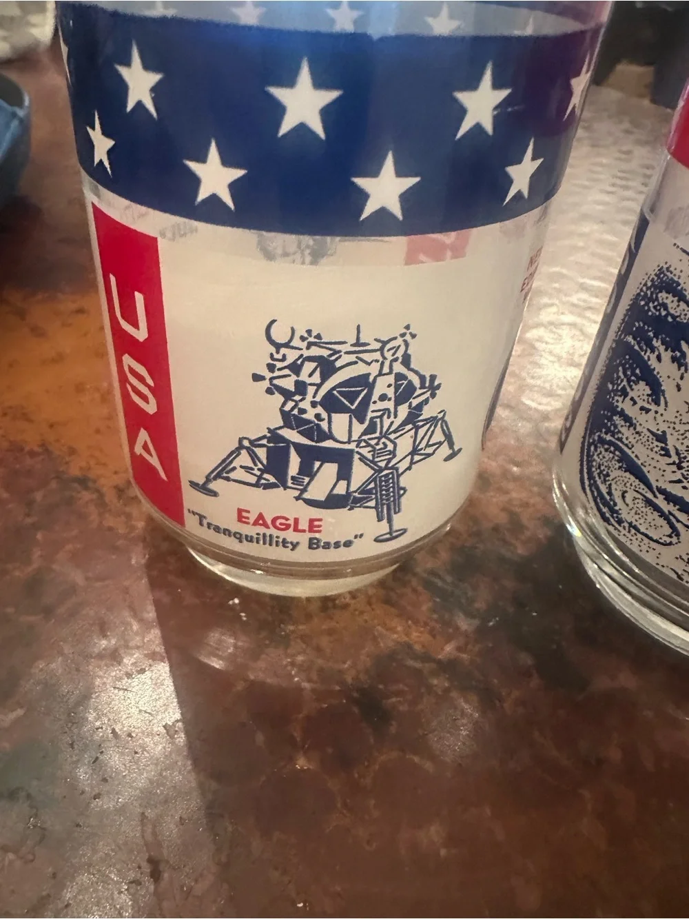 Set of 3 NASA Apollo Glasses